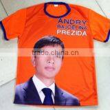 Promotion Colored Polyester T-shirt Election Campaign T-shirt