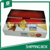 CREATIVE SMALL CORRUGATED SHIPPING CARTONS FOR FOOD PACKAGING WITH CUSTOM PRINT thumbnail-1