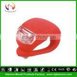 Wholesale 2 LEDs 3 Modes Silicone Material Battery Powered Big Head Led Flashlight With CE&RoHs thumbnail-5