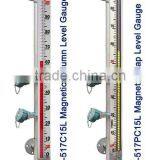 UHZ 517C15 Fluid Level Gauges for Anti Corrosion PTFE Lined Magnetic Level Gauge