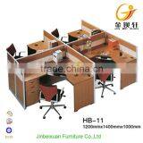 Beauty Salon F-shape 120 Degree 2 Person Workstation thumbnail-4