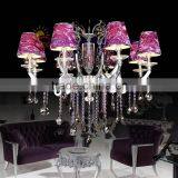 Crystal Pendant Light,Incandescent Bulb Chandelier,Glass Chandelier , 8 Lights With Lamp Shade thumbnail-1