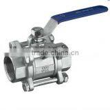 2 pcs stainless steel ball valve floating ball valve