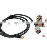 RF Cable N Male to RP-SMA Male Antenna Pigtail Coaxial Connector Adapter for RG58
