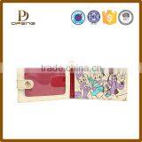 Cartoon Image Printed Latest Design Ladeis Custom Leather Purse With Strap thumbnail-4