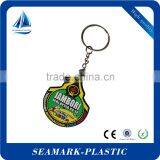 2016 Promotional Cheap Custom Molded Plastic Keyrings 3d Soft Pvc Key Holder