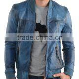 Classical Mens Classic Leather Jacket Fashion 2016 thumbnail-1