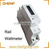 High Quality 120v 60hz Rail Wattmeter , Watt Meter, Power Meter, Wattmeter for Solar System thumbnail-1
