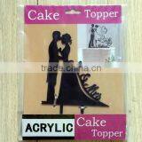 Personalized Funny Mr and Mrs Bride and Groom Anniversary Wedding Cake Topper thumbnail-4