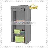 2016 Beautiful Purple Assemble Style Fabric Wardrobe for Storage thumbnail-3