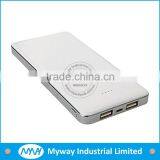 2015 Cheap Slim Battery Charger Portable 12000mah Power Bank With Dual Output