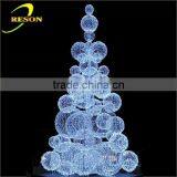 Hot Sales Assembled Christmas Ball Tree Christmas Tree Artificial Tree for Shopping Center Garden Decoration thumbnail-3