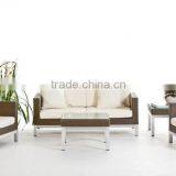 Antique Synthetic Rattan Sofa Set Resort Furniture - Poly Rattan Outdoor Sofa Set Furniture thumbnail-1
