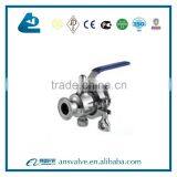 Sanitary Threaded 3 Ways Ball Valve thumbnail-4