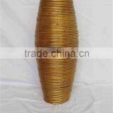 Best Quality Eco-friendly PE Rattan Handwoven Rattan Floor Vases thumbnail-2