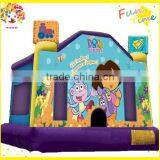 2016 New PVC Commercial Construction Truck Inflatable Bounce House Price thumbnail-4