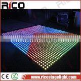 Nightclubs Party dj IP65 8*8 Pixels Interactive Led Portable Dance Floor