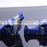Donghai Natural Quartz Crystal Lapis Lazuli Dragon Head Shape thumbnail-2