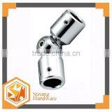 PC-42 Bathroom Glass Door 3 Ways Square Tubing Clip/ Pipe Hinges ,shower Glass Door Stainless Steel Pipe Connector thumbnail-6
