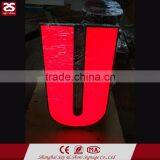High Grade Baking Finish Illuminated 3D Letter Sign Galvanized Sheet LED Letters thumbnail-4