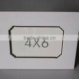 Promotional Gift Put 4x6" Insert Photos Frame Photo White Mat Board thumbnail-2