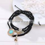 In Stock Cheaper Multilayer Eiffel Tower Bead Charm Bracelet