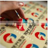 Custom transparent adhesive label sticker