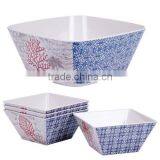 Beautiful Melamine Square bowls set popular in Europe & the USA