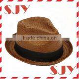 Cheap Wholesale Promotional Custom Printted Logo Straw Hats thumbnail-3