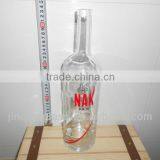 750ml Clear Glass Rum Bottle and Vodka Bottle With Cork thumbnail-1