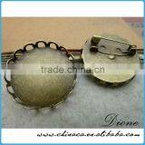 New Vintage Wholesale Antiqued Broned Brass Tray C&A Fashion Jewelry Findings thumbnail-2