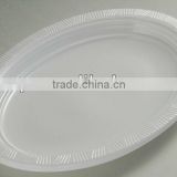 PS plastic food oval plate