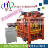 Cement Block Manufacturing Plant QT4-23 Hollow Block Maker Machine in Philippines With PLC Control Cabinet