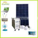 100W Solar Lighting System With Mobile Charger for Home Application TV Laptop Fans thumbnail-1