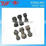 Construction Equipment Excavator Bulldozer Track Shoes Bolts Nuts High Strength Track Shoe Bolts
