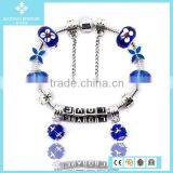 European Fashion Red Glass Bead Sea Star LOVE Alphabet Charms Bracelet Wholesale 2015 thumbnail-5