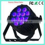 Pro Stage Disco Wedding Blizzard ToughPar Light Without Fan Outdoor Waterproof 12*18W 18 Watt 18Watt RGBWAUV 6IN1 LED Par Can