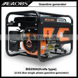 Knife Type 2.0 2.2kw BS2500 Recoil Start Gasoline Generator thumbnail-2