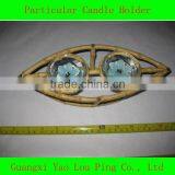 Artistic Exquisite Bamboo Candle Craft Holder thumbnail-1