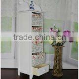 Paulownia Wood Cabinet With 5 Brown Paper Liner Drawers thumbnail-1