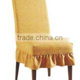 Ruffled Pleat Chair Cover for Restaurant Used