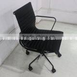 Office Chair EA117 Black Frame Office Furniture Black Metal thumbnail-2