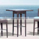 2017 Trade Assurance New Design Outdoor Alum Frame Low Cost Metal Bar Table Stool Furniture thumbnail-1