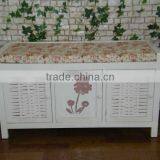 Home Decor Wooden Shoe Rack, Wooden Footstool,wooden Shoes Shelf thumbnail-1