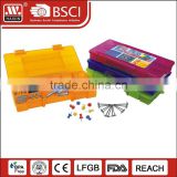 Hot customized color PP plastic storage box for screws