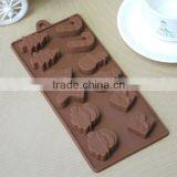 Chocolate Ice Cube Tray Decorate Cake Pop Out Silicone Mould thumbnail-1