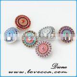 DIY Custom Snap Charm Wholesale Crystal Snap Button Jewelry thumbnail-1