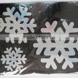 Christmas Snow Decoration Mirror Wall Removable Vinyl Stickers thumbnail-1