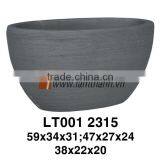 Vietnam Round Large Simple Scratch Terracotta Pot thumbnail-1