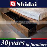 New Model Simple Design Wooden Bed With Four Drawers B-814 thumbnail-6